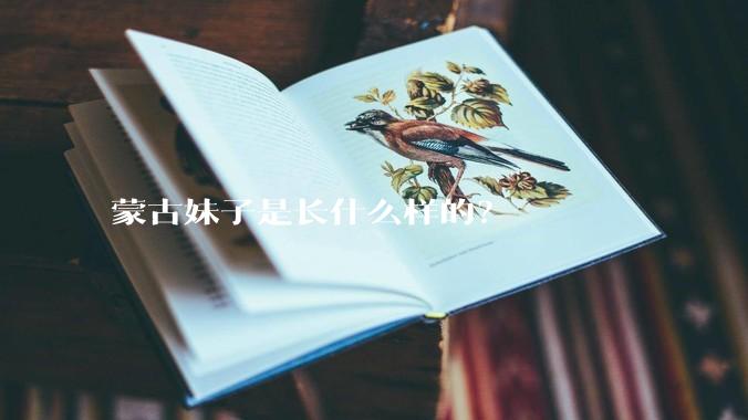 蒙古妹子是长什么样的？